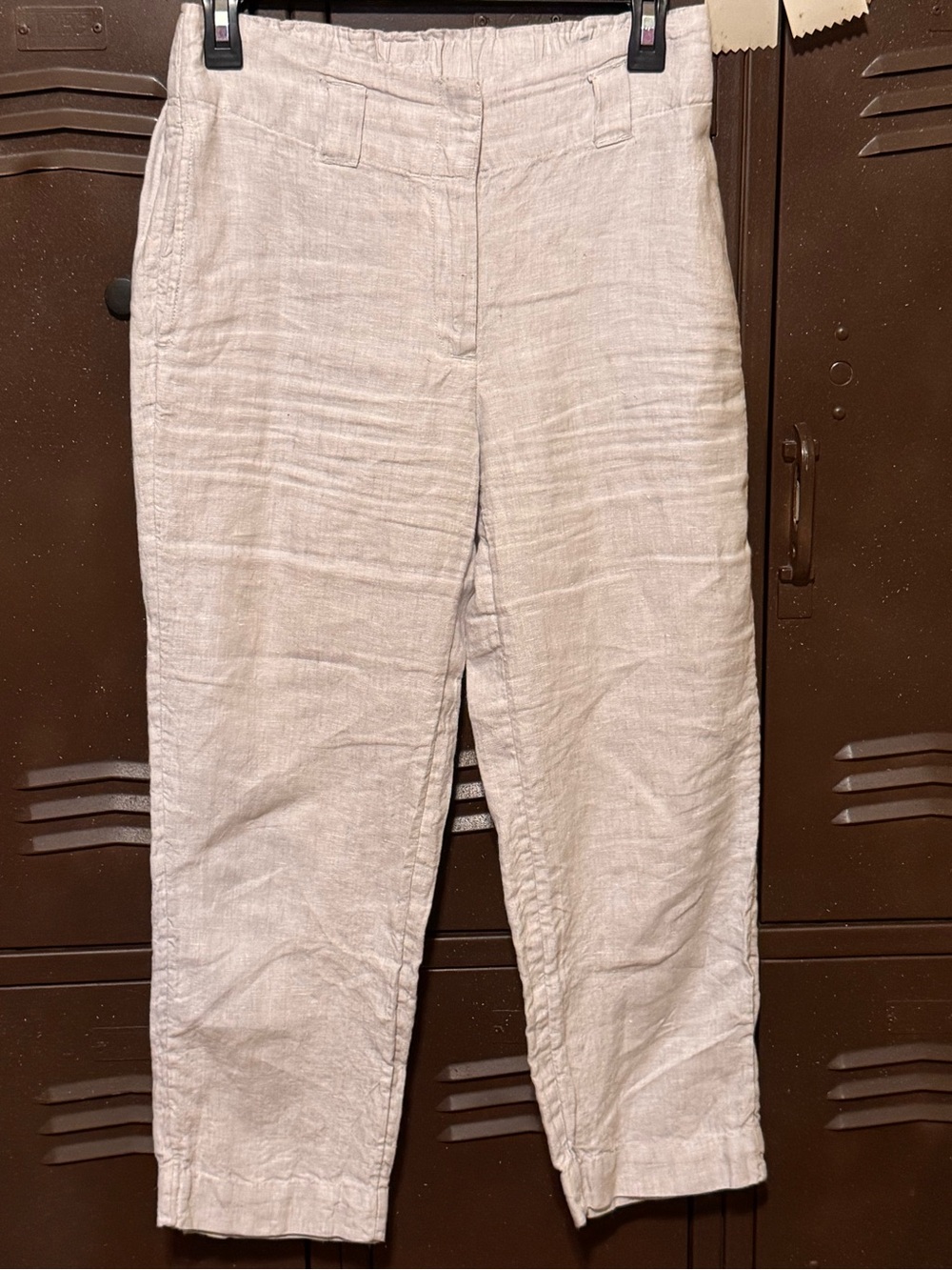 Chicos Linen Ankle Pants